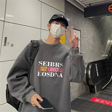 23秋季新款320G华棉圆领卫衣面布棉WH3223-P35控58，男装卫衣，电商B370
