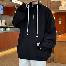 WY5021/P65春装新款高品质不起球个性套头卫衣男潮流宽松上衣外套，女装短外套，电商A141