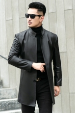 DLSN81875男士2023秋冬新款绵羊皮皮衣男翻领休闲皮风衣P850，男装皮衣，电商B360