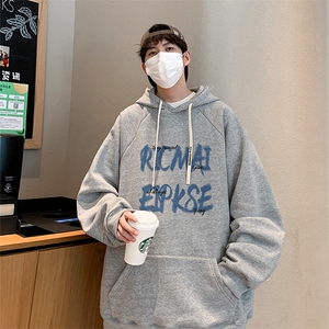 已注册港风重磅华棉得物抖音直播高品质宽松休闲连帽卫衣W5217P40图片