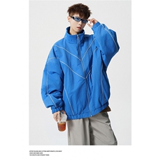 1506/QA5080/P86立领防寒服男棉衣冬装外套加肥大码潮牌宽松棉袄，男装棉衣，星座1506