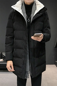 新款棉衣男士冬季棉服中长款外套衣服男装棉袄潮DS612T图片