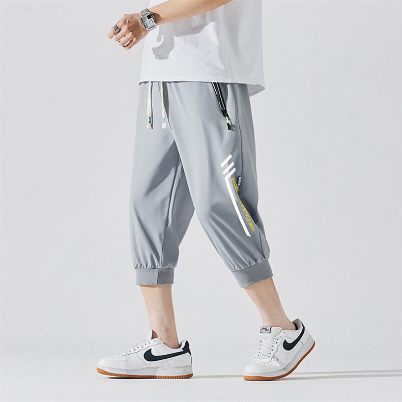 2025夏季新款男士七分裤时尚休闲马裤潮流男裤子KZ1071-P28,男装休闲裤,星座217-4