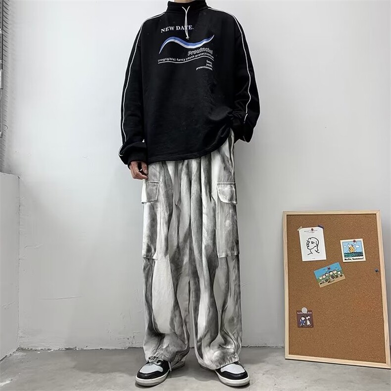 日系气质九分裤时尚潮牌休闲裤夏季青春流行K2122P33,男装休闲裤,星座1116-2
