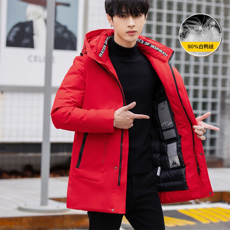 主推90%白鸭绒M-8XL大码中长羽绒服109-2198-P205.2220报告，男装羽绒服，星座109