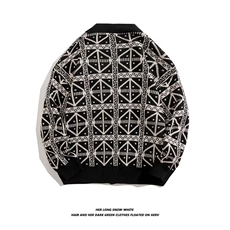 2023早秋季新款休闲宽松胖妹妹慵懒风针织开衫毛衣B030P45，男装针织衫/毛衣，星座1116-2