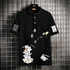 PL57115-P35翻领短袖polo衫男大码胖子半袖t恤男有领保罗衫，男装Polo衫，电商A040A