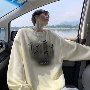 秋季新款潮牌字母印花男wycm-8010 卫衣圆领纯棉 特批28  控49图片