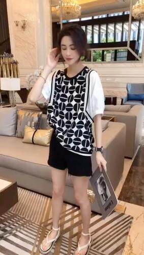 大拼接小衫，女装，雪儿伊秀