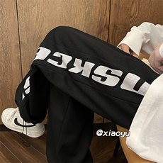 XZ616秋季新款华夫格字母印花休闲裤TY387P55控68，男装休闲裤，星座512A（原616）