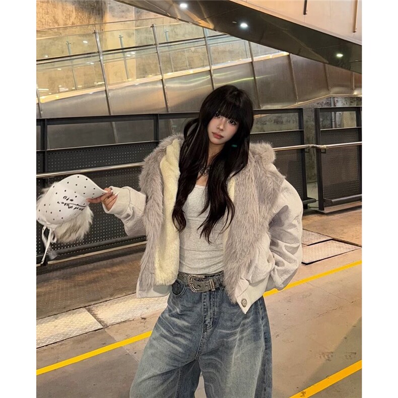 网图高街座山雕棉服加厚连帽毛领外套夹克棉衣A025-QY15030-P140,男装夹克,电商A025