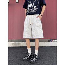 美式休闲运动短裤男潮牌宽松五分裤9030-P42，男装牛仔裤，电商B380（原B361）
