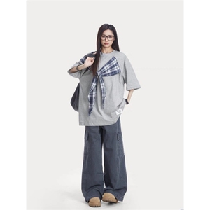 H0613-P35蝴蝶结贴布短袖女T恤夏季上衣,女装T恤,星座617A-2