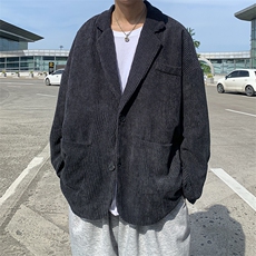 秋冬新款男装宽松休闲长袖西装外套西服上衣D201-DM168-P70，男装西服套装，电商D321-1