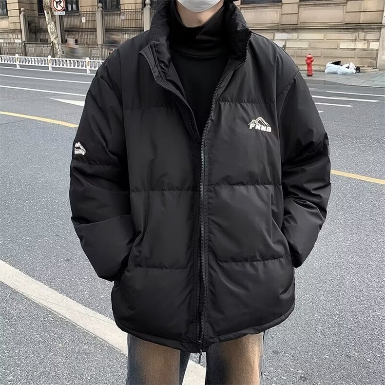 美式立领棉服男冬季新款韩版潮流棉衣外套宽松ins潮面包服M113,男装棉衣,星座1116A-1（原606A）