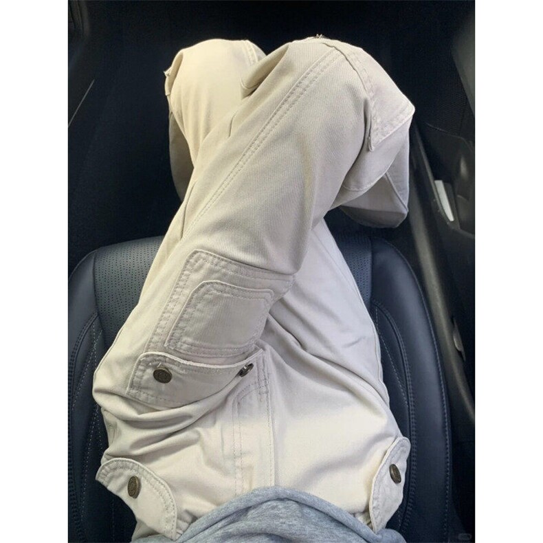 GZ178LL-特P60 美式复古伐木工装裤男宽松直筒cleanfit裤子图片