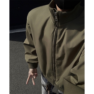 美式高街cleanfit短款飞行夹克男春季潮牌棒球服25XJ55217特批35图片