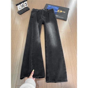 B221美式ins高街百搭修身微喇牛仔裤LK22087-特P36控68图片
