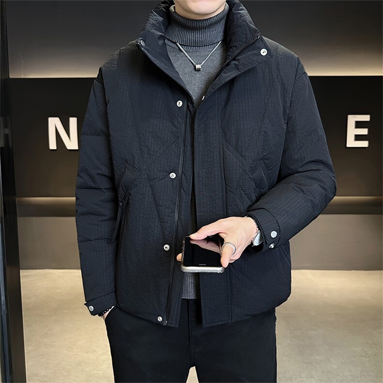 标50绒店主风2025新款立领短款羽绒服外套8302-P185(控券后278),男装羽绒服,电商B328