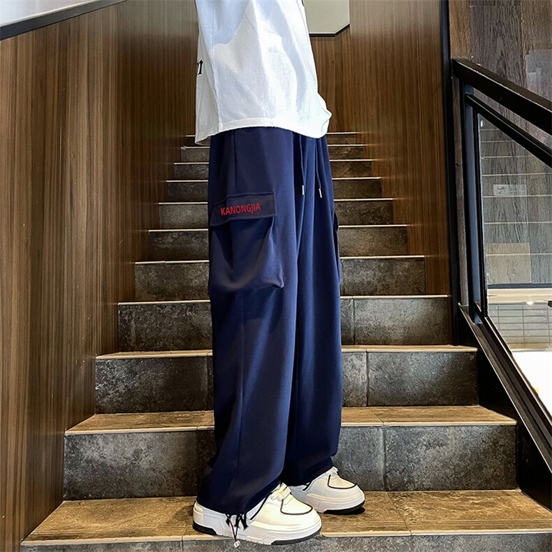 K97-P50日系复古华棉机绣大口袋休闲裤,男装休闲裤,星座1501-1