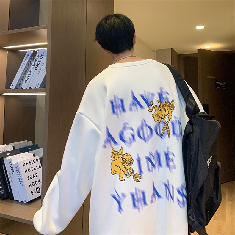 抖音供货、复合重磅360克现货圆领卫衣宽松D223A-YL2326-特P28,男装卫衣,电商019-1