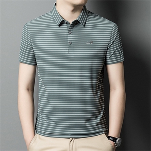 DW23207夏季新款男士条纹POLO衫短袖速干服P63图片
