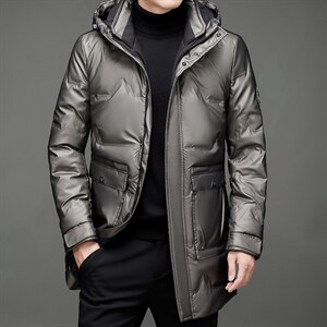 BAMJ-6055钱塘2020-2中年男士冬季厚款休闲百搭羽绒服外套P225图片