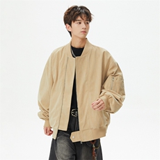 棒球服特批P75美式潮牌复古工装开衫外套男宽松休闲夹克男SY2501，男装夹克，星座610B-1