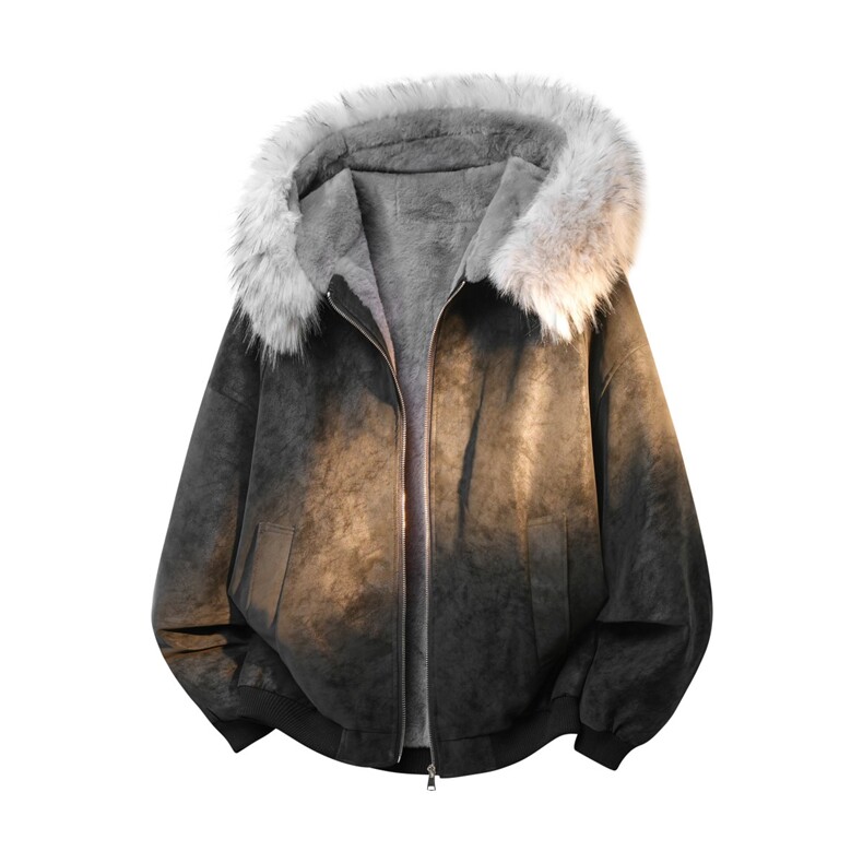 重磅1800g座山雕外套，女装短外套，星座514