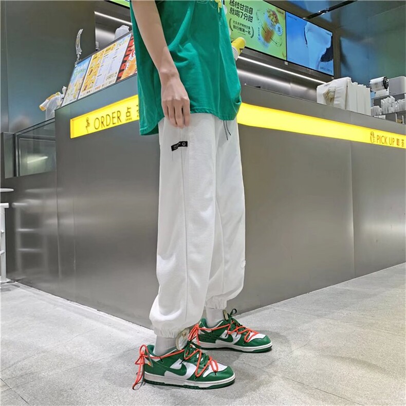 春夏运动休闲裤男直筒垂感ins潮牌港风G263P28,男装休闲裤,星座1116-2