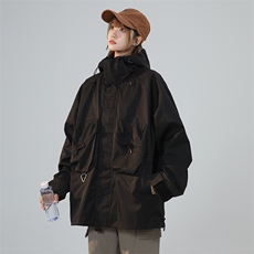 中性风机能夹克冲锋衣高街美式复古工装秋季登山服JK889-P78，男装夹克，电商A021