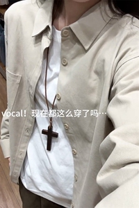 【网图】B221美式ins高街百搭纯棉长袖衬衫外套 SY2558-特P32控58图片