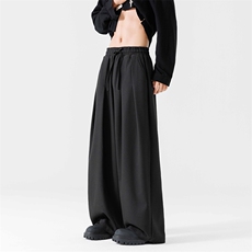 现货秋季新款宽松版风无影墙休闲长裤阔腿裤男女K61-P68控88，男装休闲裤，电商A021