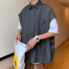 工装马甲男ins潮牌韩版潮流宽松夏季薄款无袖背心B327P30，男装背心/马甲，星座1116-2