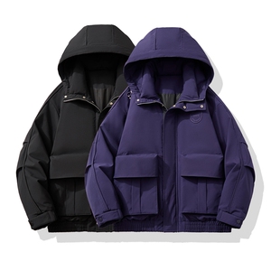 男士冬季户外工装大口袋加厚羽绒服 D213-3203-P440图片