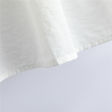 白色松紧腰时尚A字版半身裙女夏，女装半身裙，水衣源