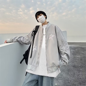 夹克男韩版潮流工装高街帅2026春秋新款ins宽松百搭外套W4719-P56图片