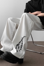 量大优供视频冰丝风刺绣长裤CK28m-5XL特P35，男装休闲裤，电商B325