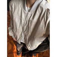 日常美式复古短款外套男女春秋季新款棒球服飞行员夹克WJK32，男装夹克，星座208-5