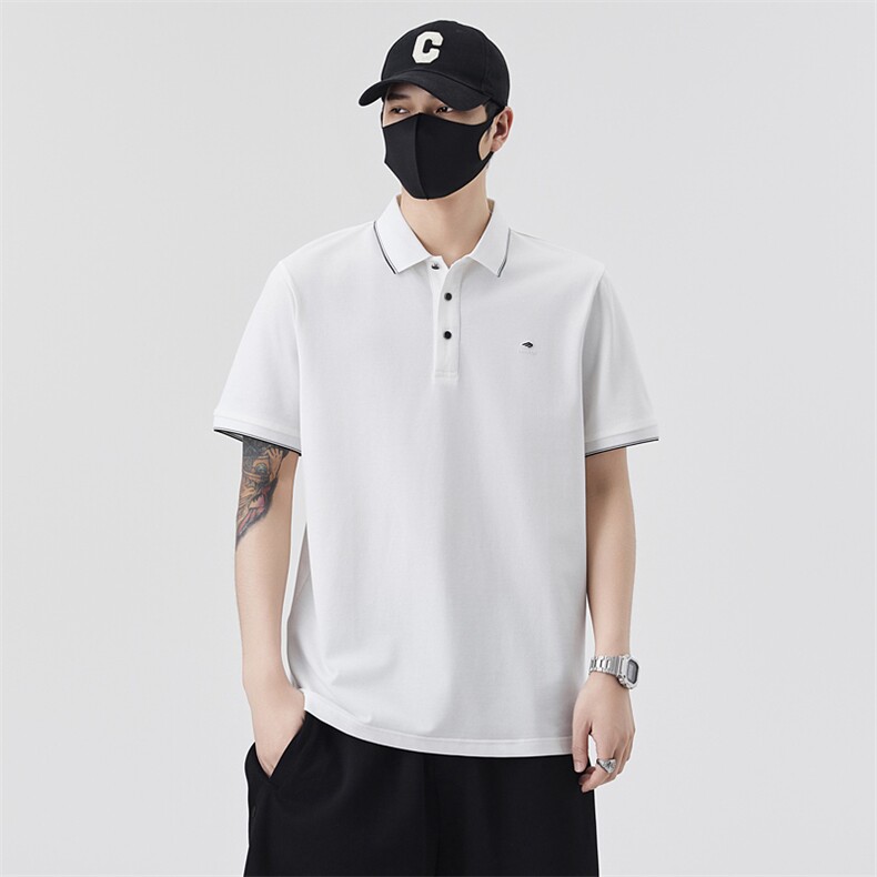 男士夏季新款时尚百搭休闲运动翻领半袖上衣PL8601-P65控105,男装Polo衫,电商A237