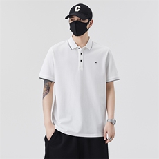 男士夏季新款时尚百搭休闲运动翻领半袖上衣PL8601-P65控105，男装Polo衫，电商A237