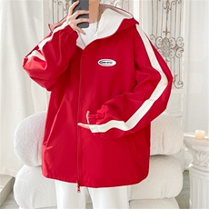 JK9012/P70春装现货新款两面服夹克男防水冲锋衣大码外套两面穿，男装夹克，电商A141