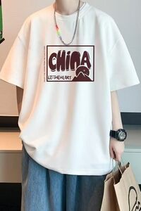 短袖男t恤纯棉夏季宽松2025新款打底衫百搭青少年体恤潮TX408-P25图片