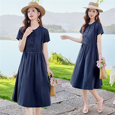 6312时尚气质显瘦连衣裙，女装连衣裙，倪叶myz