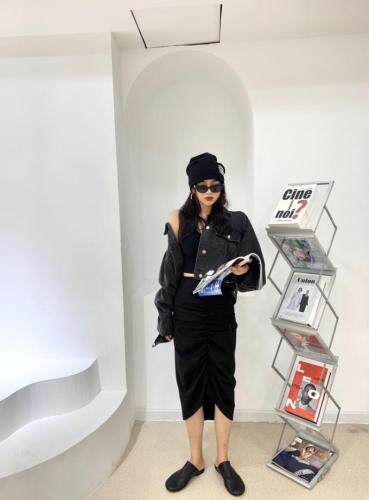 秋季新款气质长袖水洗牛仔外套，其它，邱小姐