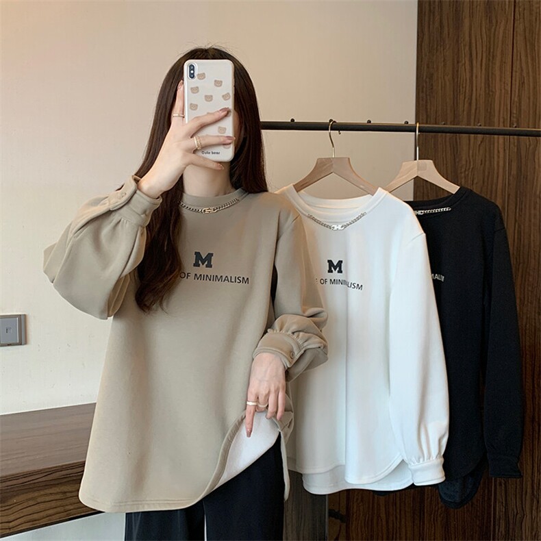 EE135-P65380克华棉复合卫衣秋冬加绒厚圆领插肩袖上衣大码女装,男装卫衣,星座911-3