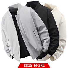 冬季clean纯色棒球服领棉服加厚短款棉衣HZ8815-特P68不议价，男装棉衣，星座610B-1