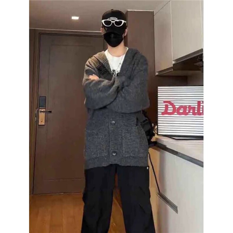 开衫毛衣百搭气质原宿日系流行ins潮流文艺时尚新款慵懒简约,男装针织衫/毛衣,星座516A
