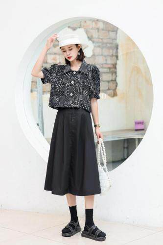 碎花套裙，女装，巴黎魅影