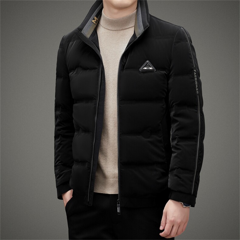 CAH2803钱塘2020-2中年男士冬加厚款商务休闲简约羽绒服P210,男装羽绒服,钱塘207-2